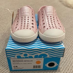 Native Toddler Jefferson Metallic Shoes
